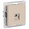 Systeme Electric AtlasDesign песочный розетка компьютерная RJ45, кат. 5Е, механизм ATN001283 - фото 70887
