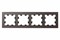 Systeme Electric AtlasDesign Nature стекло мокко рамка 4-ая ATN320604 - фото 71137