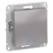 Systeme Electric AtlasDesign алюминий выключатель 1-клавишный с подсветкой, сх.1а, 10АХ, механизм ATN000313 - фото 71337 Systeme Electric AtlasDesign алюминий выключатель 1-клавишный с подсветкой, сх.1а, 10АХ, механизм ATN000313 - фото 71337