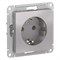 Systeme Electric AtlasDesign алюминий розетка с заземлением, 16А, механизм ATN000343 - фото 71354 Systeme Electric AtlasDesign алюминий розетка с заземлением, 16А, механизм ATN000343 - фото 71354