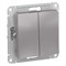Systeme Electric AtlasDesign алюминий переключатель 2-клавишный сх.6, 10АХ, механизм ATN000365 - фото 71386 Systeme Electric AtlasDesign алюминий переключатель 2-клавишный сх.6, 10АХ, механизм ATN000365 - фото 71386