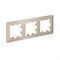 Systeme Electric AtlasDesign Air Песочный/дымчатый белый Рамка 3-ая ATN221203 - фото 71568