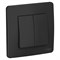 Blanca внутренняя антрацит выключатель 2-клавишный, 10А, 250B BLNVS010506 - фото 72324 Blanca внутренняя антрацит выключатель 2-клавишный, 10А, 250B BLNVS010506 - фото 72324