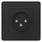 Blanca внутренняя антрацит розетка без заземления со шторками, 16А, 250В BLNRS000116 - фото 72327 Blanca внутренняя антрацит розетка без заземления со шторками, 16А, 250В BLNRS000116 - фото 72327