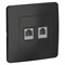 Blanca внутренняя антрацит розетка 2-ая КОМП/ТЛФ, RJ45+RJ11 BLNIS045116 - фото 72339 Blanca внутренняя антрацит розетка 2-ая КОМП/ТЛФ, RJ45+RJ11 BLNIS045116 - фото 72339