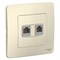 Blanca внутренняя молочная розетка 2-ая КОМП/ТЛФ, RJ45+RJ11 BLNIS045112 - фото 72436 Blanca внутренняя молочная розетка 2-ая КОМП/ТЛФ, RJ45+RJ11 BLNIS045112 - фото 72436