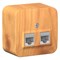 Blanca наружняя ясень розетка 2-ая компьютерная RJ45, кат.5E, изолированная пластина BLNIA045455 - фото 72735 Blanca наружняя ясень розетка 2-ая компьютерная RJ45, кат.5E, изолированная пластина BLNIA045455 - фото 72735