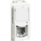 BTicino Living now белый розетка телефонная RJ11 1 мод KW4258RJ11 - фото 72893