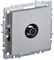 IEK Brite Base алюминий розетка TV оконечная BR-A10-O-K47 - фото 73133
