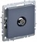 IEK Brite Base маренго розетка TV оконечнаяная BR-A10-O-K35 - фото 73192