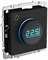 IEK Brite Base чёрный термостат электронный с индикацией  (терморегулятор) BR-RT11-K02 - фото 73224