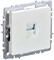 IEK Brite Base жемчуг розетка компьютерная RJ45 кат.6 BR-K10-2-K36 - фото 73225