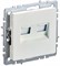 IEK Brite Base жемчуг розетка компьютерная 2-ая RJ45 кат.6 BR-K20-2-K36 - фото 73229