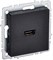 IEK Brite Base чёрный розетка HDMI BR-H10-K02 - фото 73231