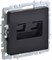 IEK Brite Base чёрный розетка двойная RJ11+RJ45 кат.5E BR-KT20-O-1-K02 - фото 73238