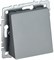 IEK Brite Base сталь вывод кабеля BR-VK10-0-K46 - фото 73256