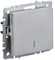 IEK Brite Base алюминий выключатель 1-клавишный с индик 10А BR-V10-1-10-K47 - фото 73313