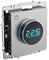 IEK Brite Base сталь термостат электронный с индикацией  (терморегулятор) BR-RT11-K46 - фото 73413