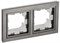 IEK Brite Base шампань рамка 2 места  IP44 BR-M22-44-K37 - фото 73419