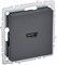 IEK Brite Base графит розетка HDMI BR-H10-K53 - фото 73436