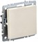 IEK Brite Base бежевый выключатель 1-клавишный 10А BR-V10-0-10-K10 - фото 73462