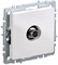IEK Brite Base белый розетка TV оконечнаяная BR-A10-O-K01 - фото 73469