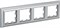 IEK Brite Decor алюминий 3D-форма рамка 4 места BR-M42-12-K47 - фото 73506