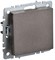 IEK Brite Base тёмная бронза выключатель 1-клавишный проходной 10А BR-V12-0-10-K45 - фото 73536