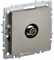 IEK Brite Base шампань розетка TV оконечная BR-A10-O-K37 - фото 73606