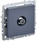 IEK Brite Base маренго розетка TV проходная BR-A10-P-K35 - фото 73638