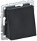 IEK Brite Base чёрный вывод кабеля BR-VK10-0-K02 - фото 73678