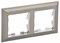 IEK BRITE Рамка 2-мест. РУ-2-Бр хром/никель BR-M22-12-4-K23 - фото 73721
