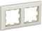 IEK Brite Decor жемчуг 3D-форма рамка 2-местная BR-M22-12-1-K10 - фото 73766