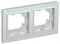 IEK Brite Base жемчуг рамка 2 места  IP44 BR-M22-44-K36 - фото 73781