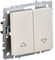 IEK Brite Base бежевый выключатель жалюзи 10А BR-V15-0-10-K10 - фото 73833