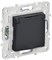 IEK SKANDY Графит Розетка с/з с защитными шторками и крышкой 16А IP44 SK-R11G SK-R16-16-44-K53 - фото 73865