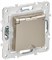 IEK SKANDY Шампань Розетка с/з с защитными шторками и крышкой 16А IP44 SK-R11Sh SK-R16-16-44-K37 - фото 73867