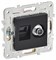 IEK SKANDY Черный Розетка двойная TV+RJ45 кат.6E SK-A15Bl SK-AK20-2-K02 - фото 73871