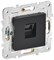 IEK SKANDY Черный Розетка компьютерная RJ45 кат.5E SK-K01Bl SK-K10-1-K02 - фото 73875