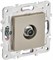 IEK SKANDY Шампань Розетка TV оконечная SK-A12Sh SK-A10-O-K37 - фото 73903
