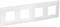 IEK SKANDY Арктический белый Рамка 4-ая SK-F04W SK-M42-K01 - фото 73910