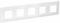 IEK SKANDY Арктический белый Рамка 5-ая SK-F05W SK-M52-K01 - фото 73914
