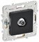 IEK SKANDY Черный Розетка TV оконечная SK-A12Bl SK-A10-O-K02 - фото 73931