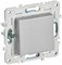 IEK SKANDY Серебряный Выключатель 1-клавишный проходной 10А SK-V02S SK-V12-0-10-K23 - фото 73987