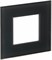 IEK SKANDY Стекло Графит Рамка 1-ая SK-F21G SK-M12-G-K53 - фото 74016