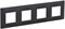 IEK SKANDY Графит Рамка 4-ая SK-F04G SK-M42-K53 - фото 74029