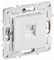 IEK SKANDY Арктический белый Розетка компьютерная RJ45 кат.6 SK-K02W SK-K10-2-K01 - фото 74085
