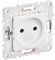 IEK SKANDY Арктический белый Розетка б/з 10А SK-R02W SK-R10-10-K01 - фото 74127