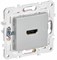 IEK SKANDY Серебряный Розетка HDMI SK-H01S SK-H10-K23 - фото 74148