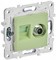 IEK SKANDY Мятный Розетка двойная TV+RJ45 кат.6E SK-A15G SK-AK20-2-K06 - фото 74173